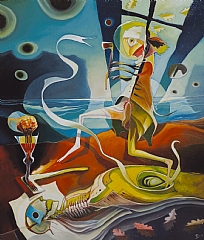 Gravtale, 150x130cm
