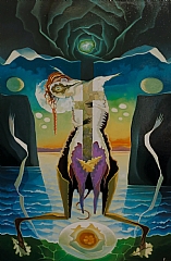 Korsbrer, 185 x 125 cm