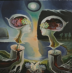 Resonans, 95 x 95 cm
